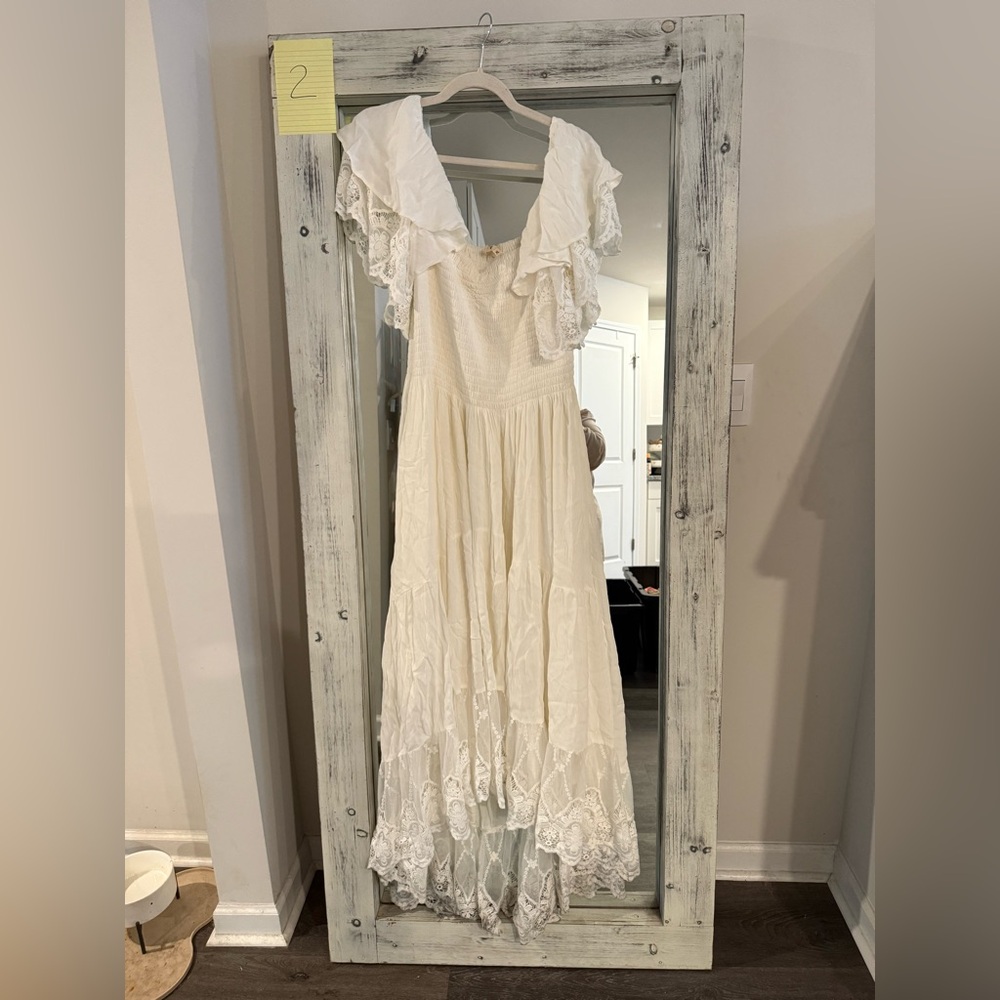White Folklore Gown - Picture 2 of 5